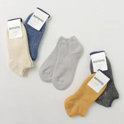 ROTOTO / Washi Pile Short Socks