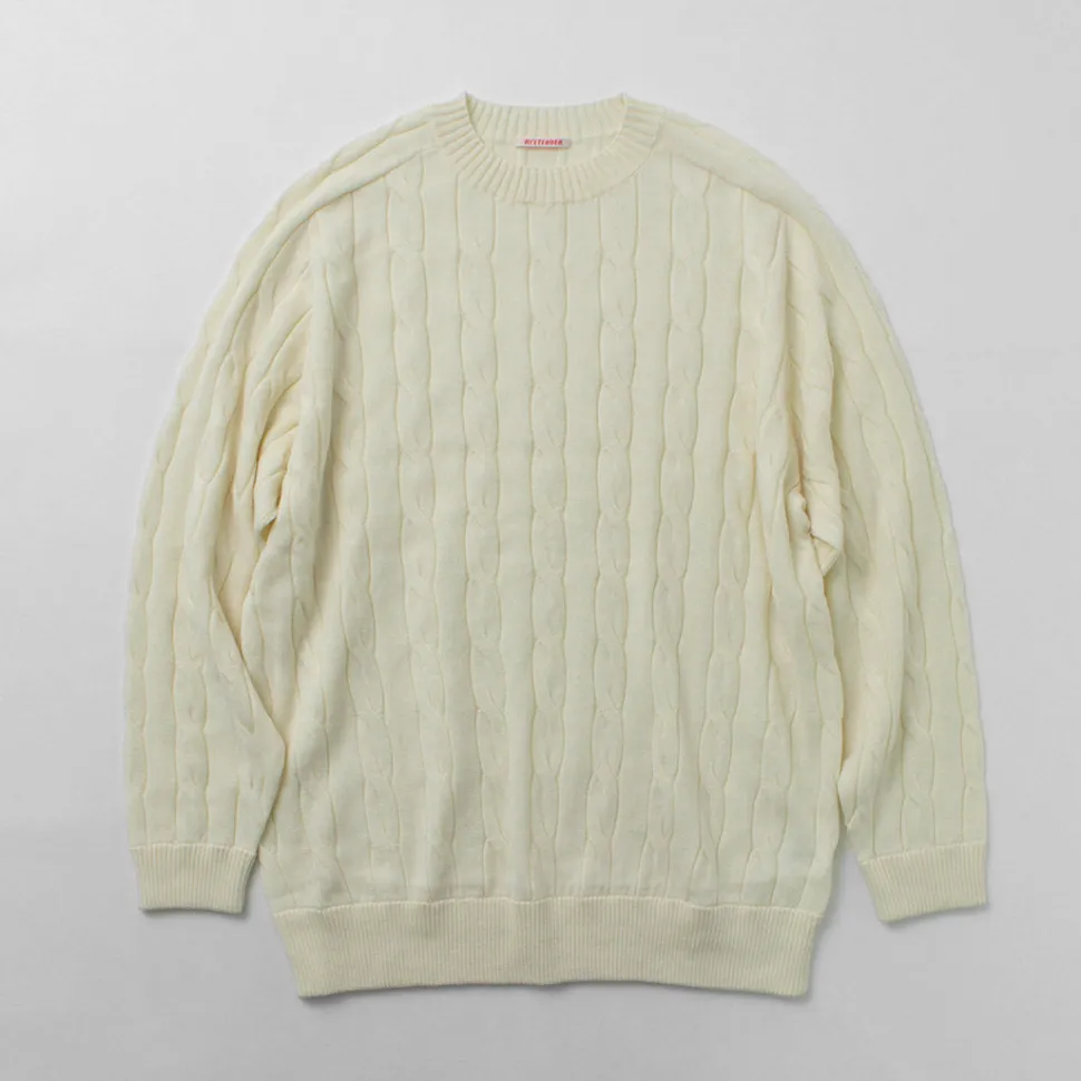 RYE TENDER / Bleecker Cable Sweater