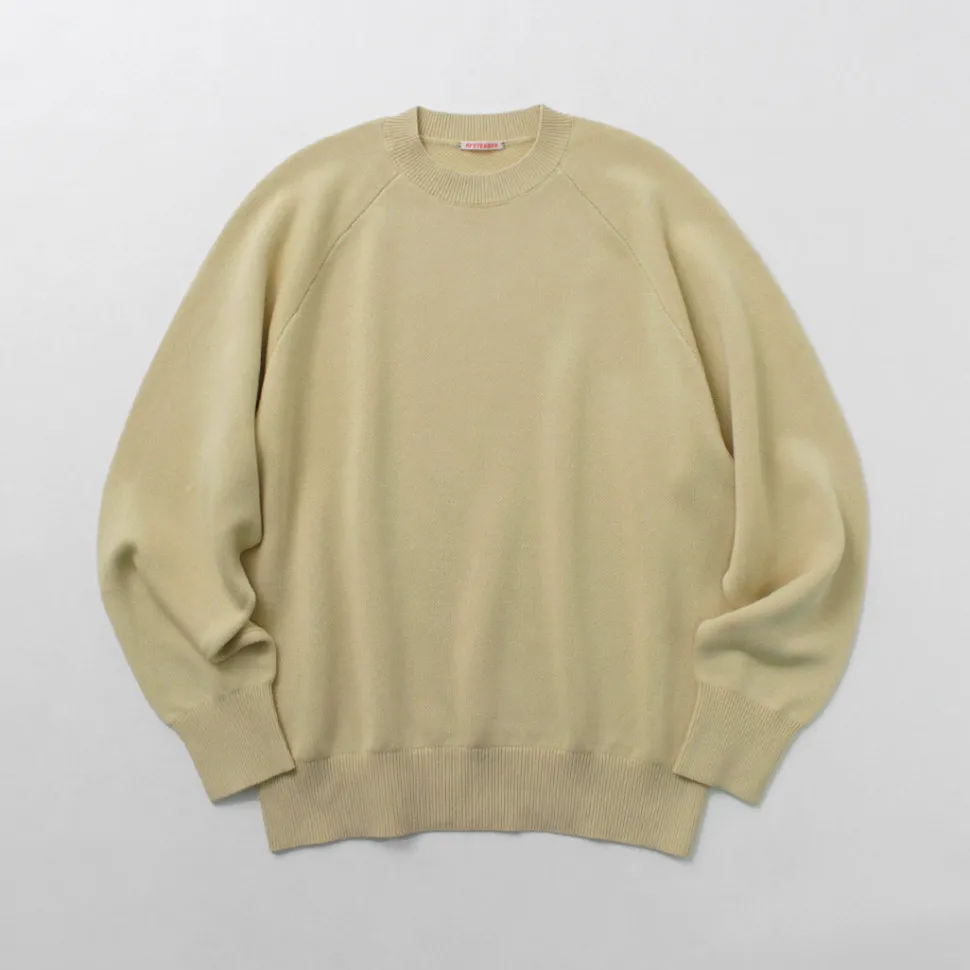RYE TENDER / Fulton Raglan Knit Sweatshirt