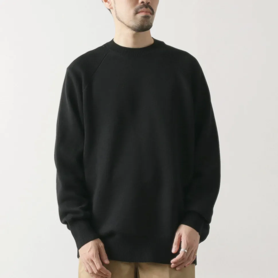 RYE TENDER / Fulton Raglan Knit Sweatshirt