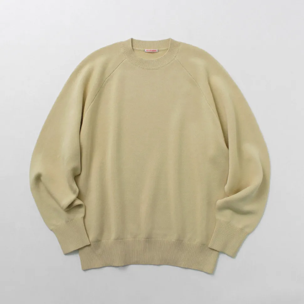 RYE TENDER / Fulton Raglan Knit Sweatshirt