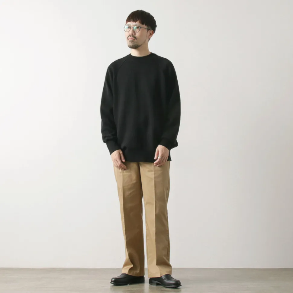 RYE TENDER / Fulton Raglan Knit Sweatshirt