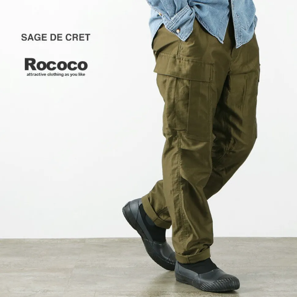 SAGE DE CRET / Tapered Cargo Pants/Moleskin