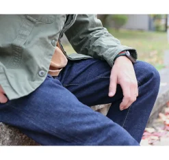 SANCA / 15.5 oz. denim tapered 5P pants