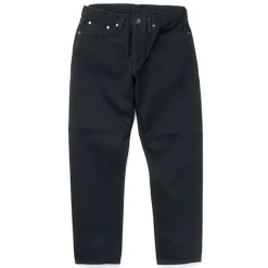 SANCA / Black denim tapered 5P trousers