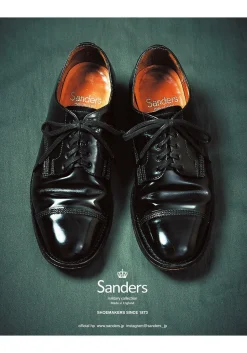 SANDERS / #1128 Military derby shoes Japan Limited Model