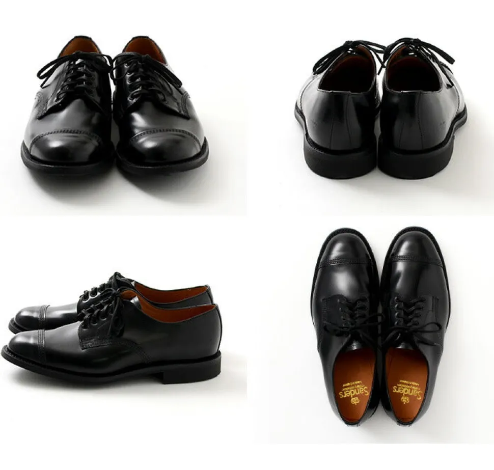 SANDERS / #1128 Military derby shoes Japan Limited Model