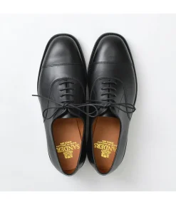 SANDERS / Cap Toe Oxford Leather Shoes - Exclusive Model