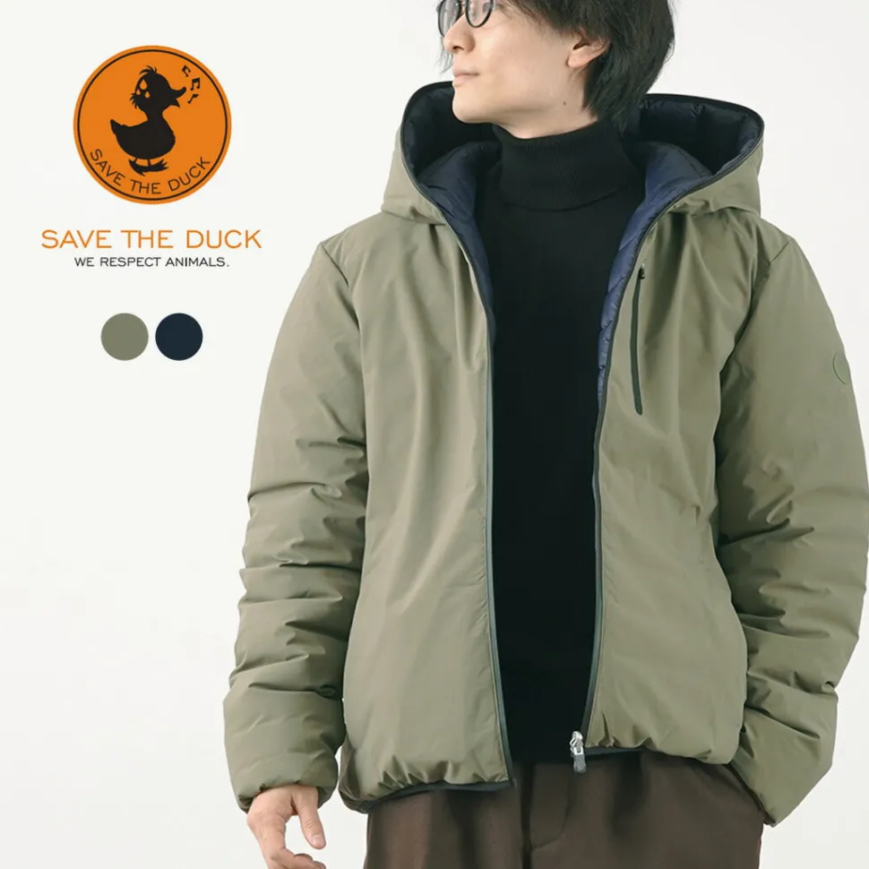 SAVE THE DUCK / Ezra Synthetic Down Reversible Hooded Jacket