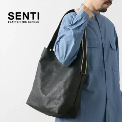 SENTI / Dyneema Leather Box Type Shoulder Bag