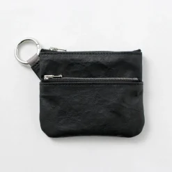 SENTI / Dyneema Leather Double Zipper Pouch