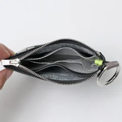 SENTI / Dyneema Leather Double Zipper Pouch