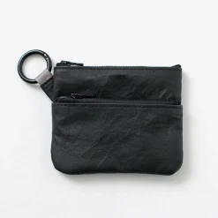 SENTI / Dyneema Leather Double Zipper Pouch