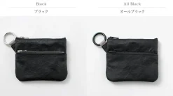 SENTI / Dyneema Leather Double Zipper Pouch