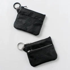 SENTI / Dyneema Leather Double Zipper Pouch