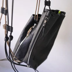 SENTI / Dyneema Leather Drawstring Bag L