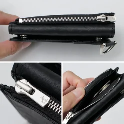 SENTI / Dyneema Leather Trifold Slim Wallet