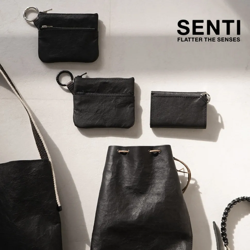 SENTI / Dyneema Leather Trifold Slim Wallet