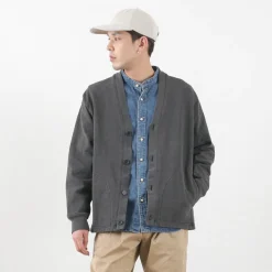 SI / Moss Stitch Pigment Cardigan