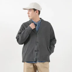 SI / Moss Stitch Pigment Cardigan