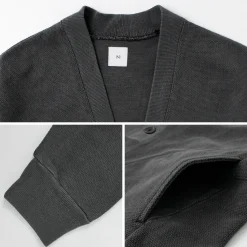 SI / Moss Stitch Pigment Cardigan