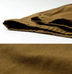 SLOW HANDS / Back Satin Poofy Tuck Pants