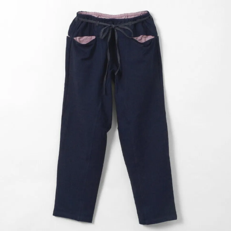 SLOW HANDS / Denim Stretch Pile Wandering Pants