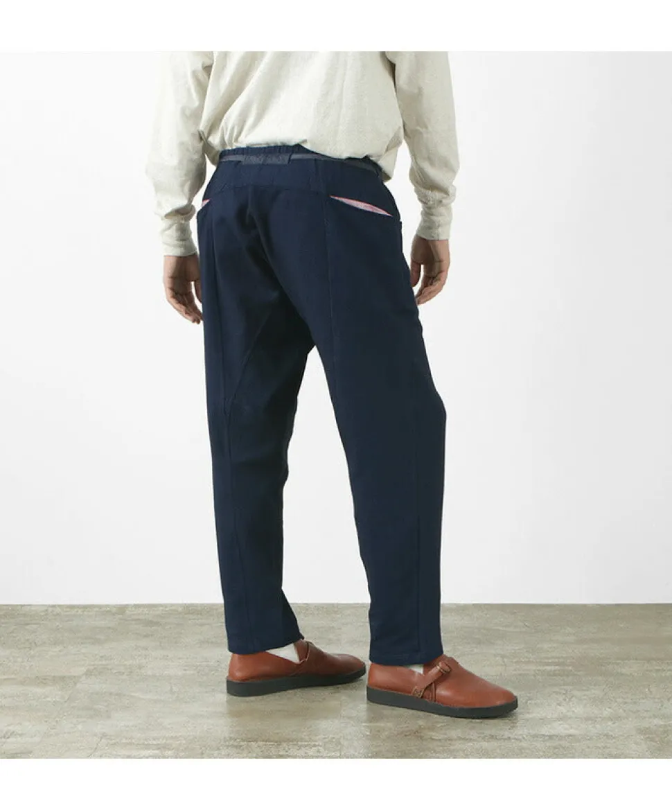SLOW HANDS / Denim Stretch Pile Wandering Pants