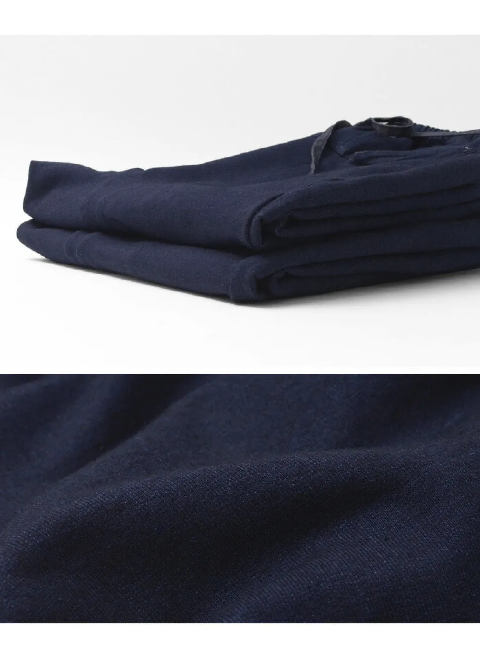 SLOW HANDS / Denim Stretch Pile Wandering Pants