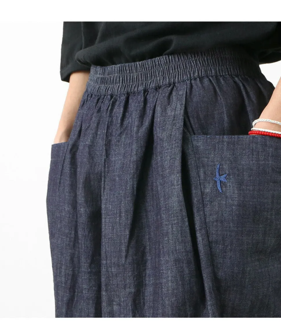SLOW HANDS / Light Denim Beach Pants