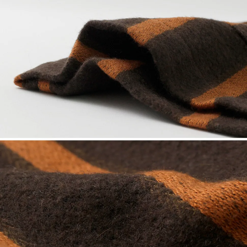 SLOW HANDS / Old School Stripe Loose Fit Coverall Coat