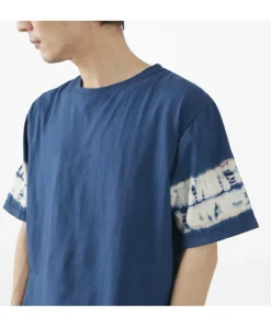 SLOW HANDS / Tie-Dye Sleeve T-Shirt