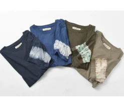 SLOW HANDS / Tie-Dye Sleeve T-Shirt