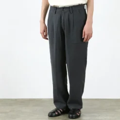 SLOW HANDS / Triple gauze tuck work trousers