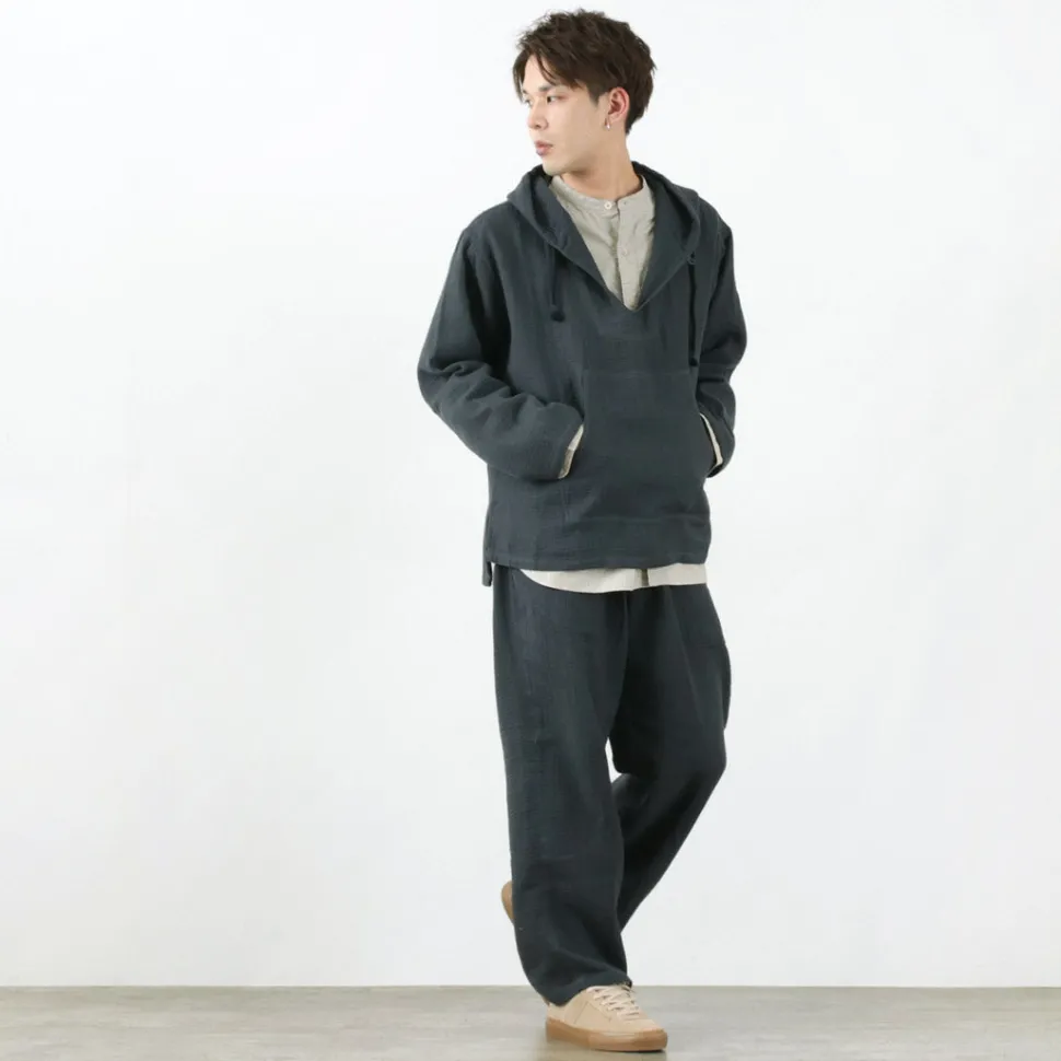 SLOW HANDS / Triple gauze Mexican parka