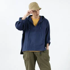 SLOW HANDS / Triple gauze Mexican parka