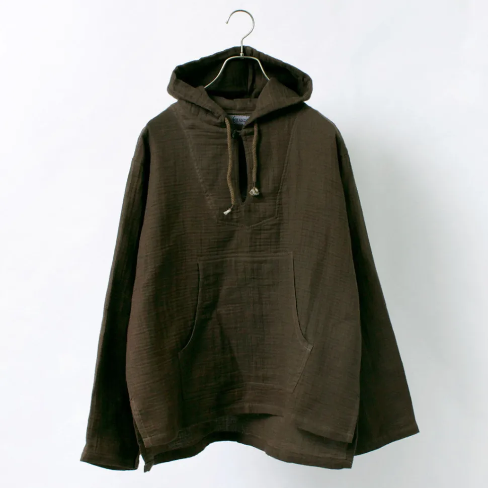 SLOW HANDS / Triple gauze Mexican parka