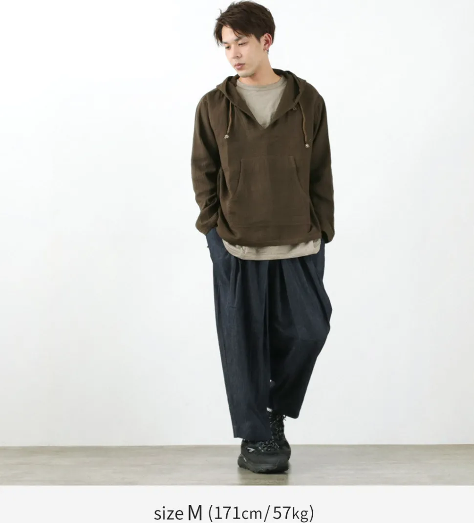 SLOW HANDS / Triple gauze Mexican parka