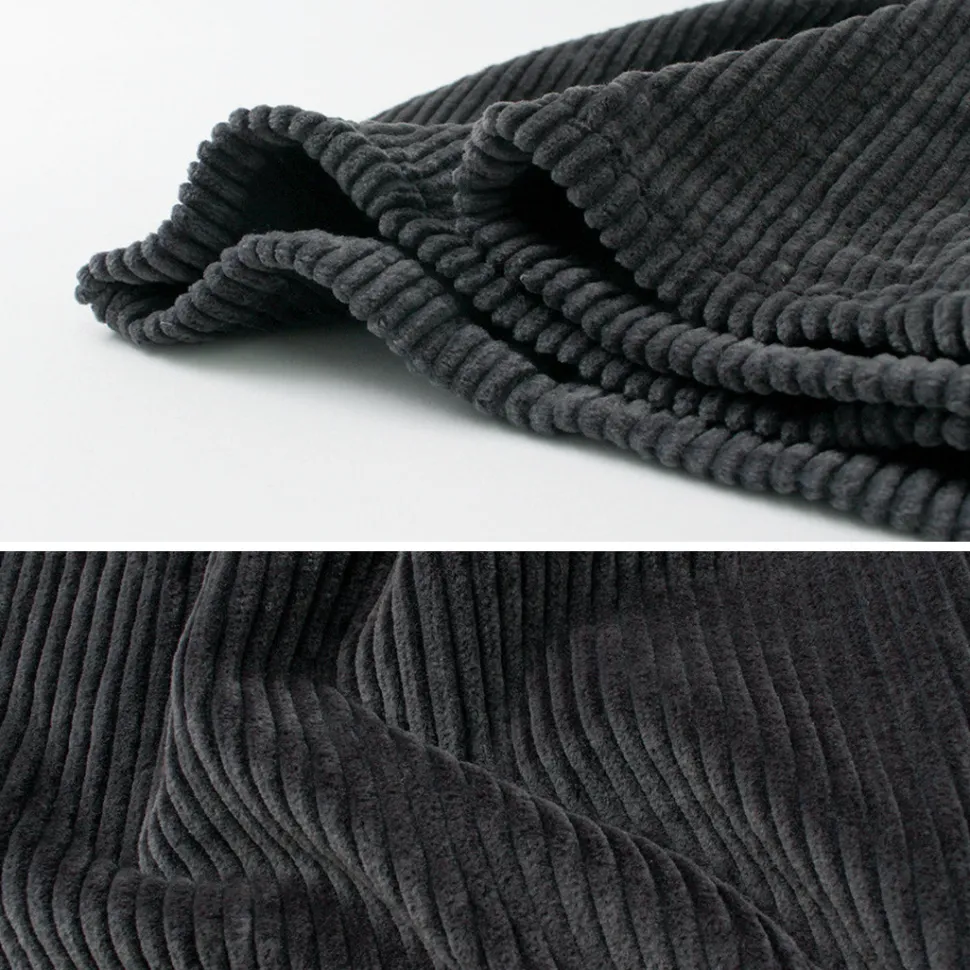 SLOW HANDS / Wide Corduroy Poofy Tuck Pants