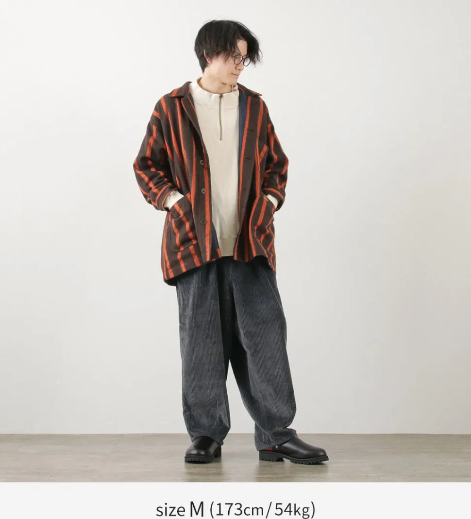 SLOW HANDS / Wide Corduroy Poofy Tuck Pants