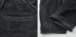 SLOW HANDS / Wide Corduroy Poofy Tuck Pants