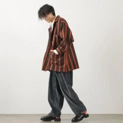 SLOW HANDS / Wide Corduroy Poofy Tuck Pants