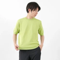 SOGLIA / Cotton Fitted Seamless Knit Tee