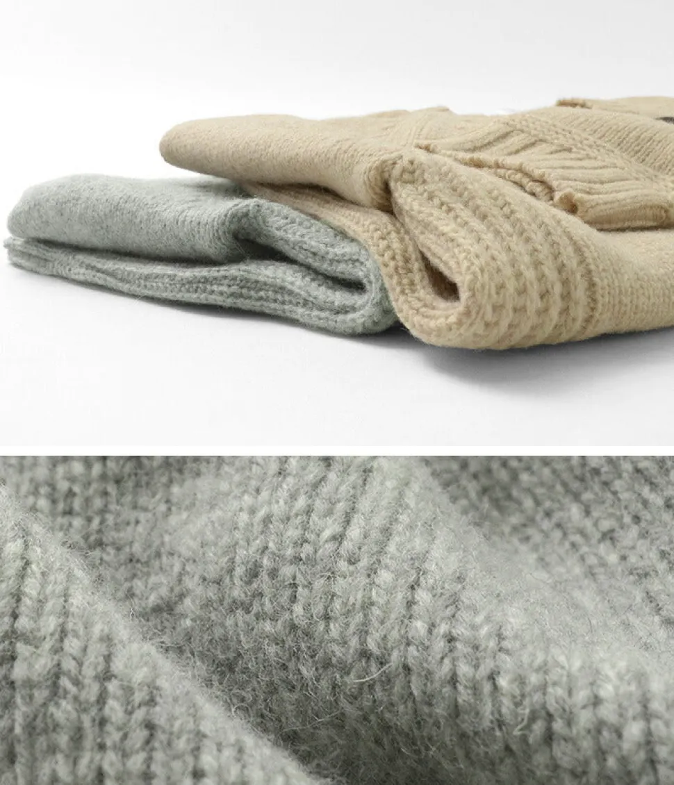 SOGLIA / LANDNOAHBritish Wool Crewneck Sweater