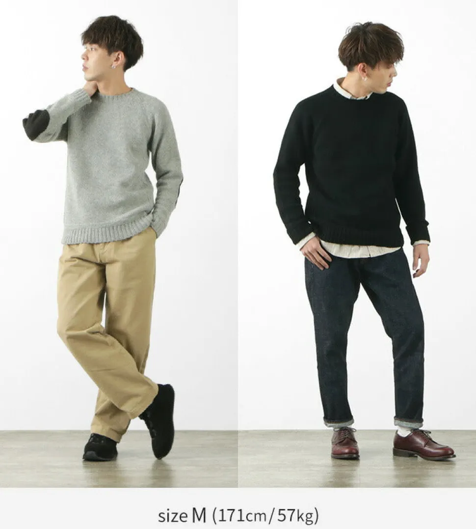 SOGLIA / LANDNOAHBritish Wool Crewneck Sweater