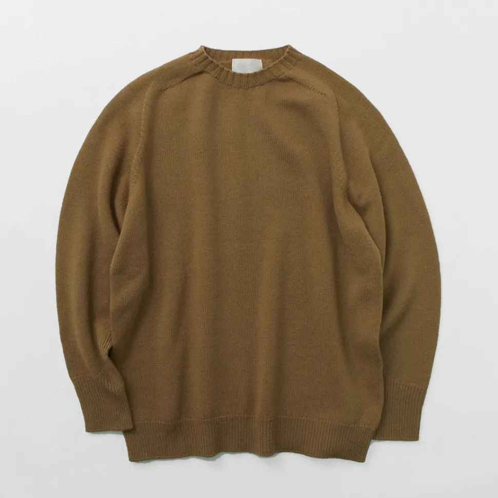 SOGLIA / Weaners Seamless Merino Wool Crew Neck Sweater