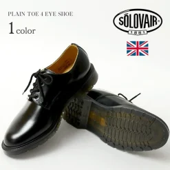 SOLOVAIR / Plain toe 4 eyelet shoes