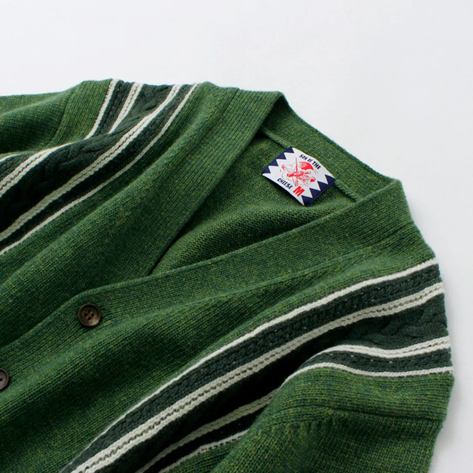 SON OF THE CHEESE / Fringe Knit Cardigan