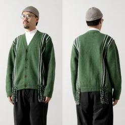 SON OF THE CHEESE / Fringe Knit Cardigan
