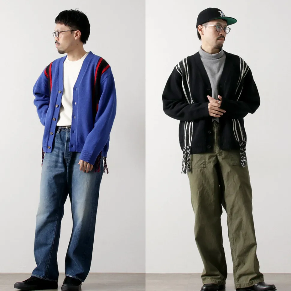 SON OF THE CHEESE / Fringe Knit Cardigan